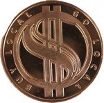 Go Local Copper Medallion Alternative Currency Standards